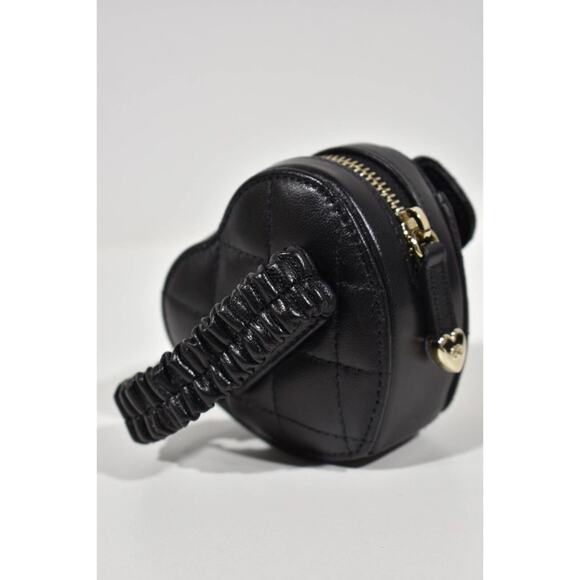 Chanel 22S Black Runway Heart Mini Lambskin Quilted Flap Zipped Arm Coin Purse - Picture 8 of 12